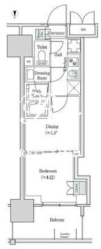 ブルックサイドレジデンス木場 536 間取り図