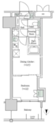 ブルックサイドレジデンス木場 538 間取り図