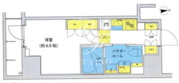 アジールコート北品川 803 間取り図