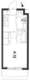 アジールコート品川中延 103 間取り図