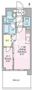 クレストコート東陽町 1002 間取り図