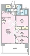 クレストコート東陽町 1010 間取り図