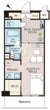 CREATIF三軒茶屋 104 間取り図