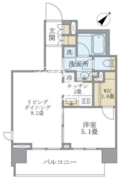 オーパスホームズ千駄木 606 間取り図