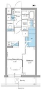 ルフォンリヴェント杉並永福 204 間取り図