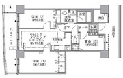 アクティ汐留 2914 間取り図