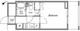 グランパセオ目黒 602 間取り図