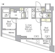 NOGATA RESIDENCE 804 間取り図