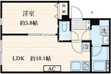 アラート菊川 201 間取り図