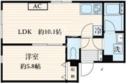 アラート菊川 302 間取り図