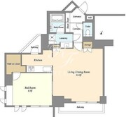 ドゥーエ西麻布1 401 間取り図