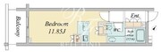 ニューシティアパートメンツ戸越 202 間取り図