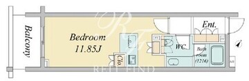 ニューシティアパートメンツ戸越 202 間取り図