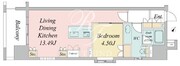ニューシティアパートメンツ戸越 803 間取り図