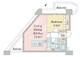 ニューシティアパートメンツ戸越 1001 間取り図