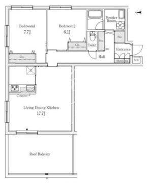 S.E.S. 502 間取り図