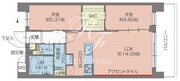 プレジオ北綾瀬ASIAN 206 間取り図