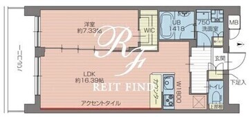 プレジオ北綾瀬ASIAN 302 間取り図