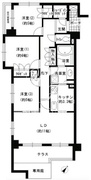 エスティメゾン巣鴨 101 間取り図