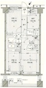 コスモリード西馬込 102 間取り図