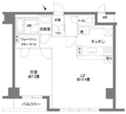 カスタリアお茶の水 203 間取り図