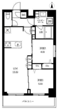 アーバンパーク船堀2 102 間取り図