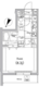 プレミアムキューブ三宿 208 間取り図