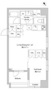 ドゥーエ日本橋浜町 704 間取り図