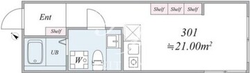 ザ・トリアス戸越銀座 301 間取り図