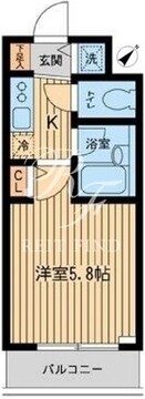 ザ・パーククロス市ヶ谷 506 間取り図