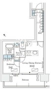 ロイヤルパークス有明 627 間取り図