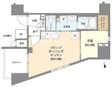 ルジェンテ板橋 703 間取り図
