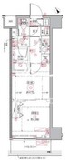クレイシア門前仲町ザ・レジデンス 609 間取り図