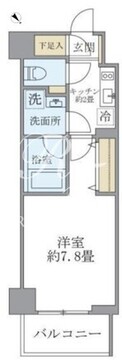 KDXレジデンス浅草 602 間取り図