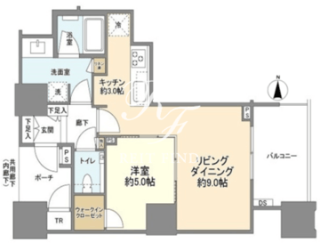 ドゥ・トゥール W-3902 間取り図