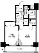 ドゥーエ東十条 202 間取り図