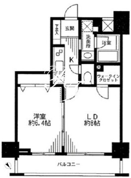ドゥーエ東十条 202 間取り図