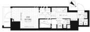 ステージグランデ台東根岸アジールコート 404 間取り図