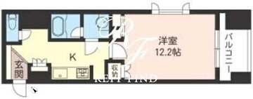 エスティメゾン銀座 801 間取り図