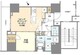 ＢＬＥＳＳ蔵前 1006 間取り図