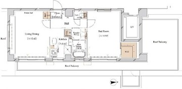 ブランシエスタ江古田 501 間取り図