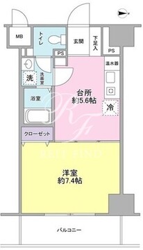 ヴェルデ東日本橋 704 間取り図