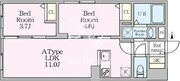 エルファーロ目黒3 101 間取り図