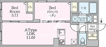エルファーロ目黒3 301 間取り図