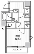 ライトハウス元浅草 101 間取り図
