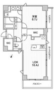 ライトハウス元浅草 901 間取り図