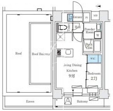 シーズンフラッツ大森北三丁目 902 間取り図