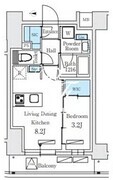シーズンフラッツ大森北三丁目 503 間取り図
