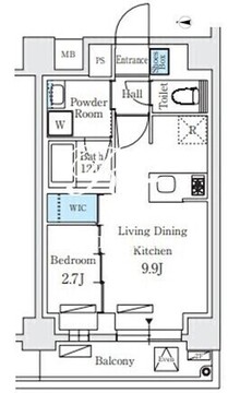 シーズンフラッツ大森北三丁目 501 間取り図