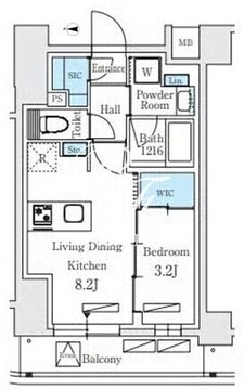 シーズンフラッツ大森北三丁目 303 間取り図